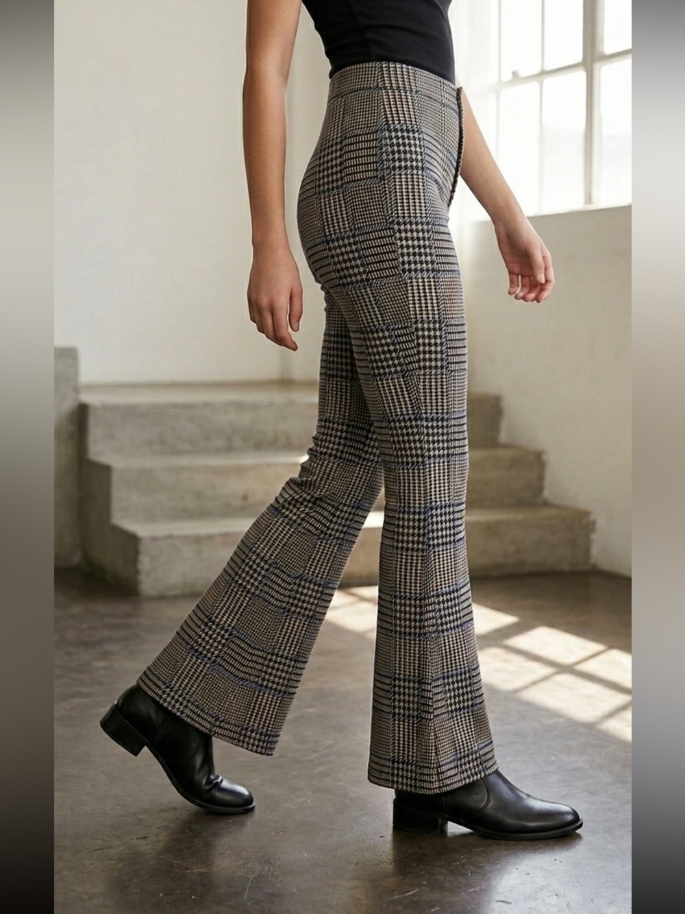 Urban Outfitters Plaid Flare Pants - Size XS